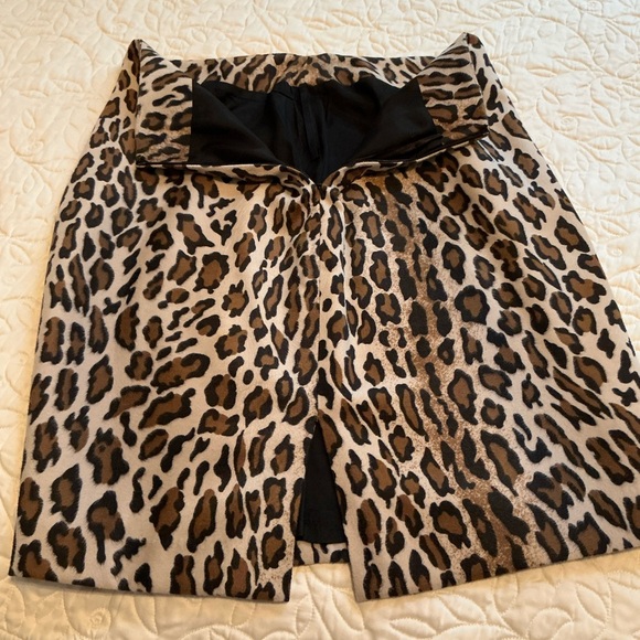 Lined Leopard Skirt, very soft faux fur - Picture 2 of 4